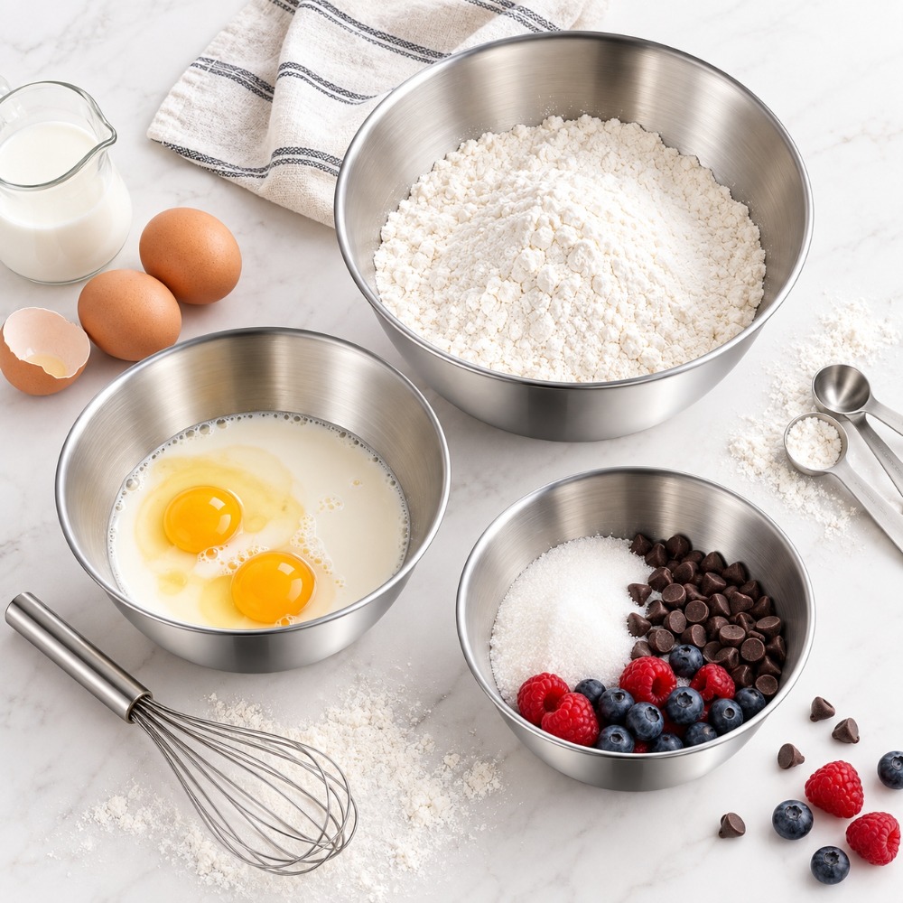 Baking Kitchen Set - Набор из 3 мисок для смешивания