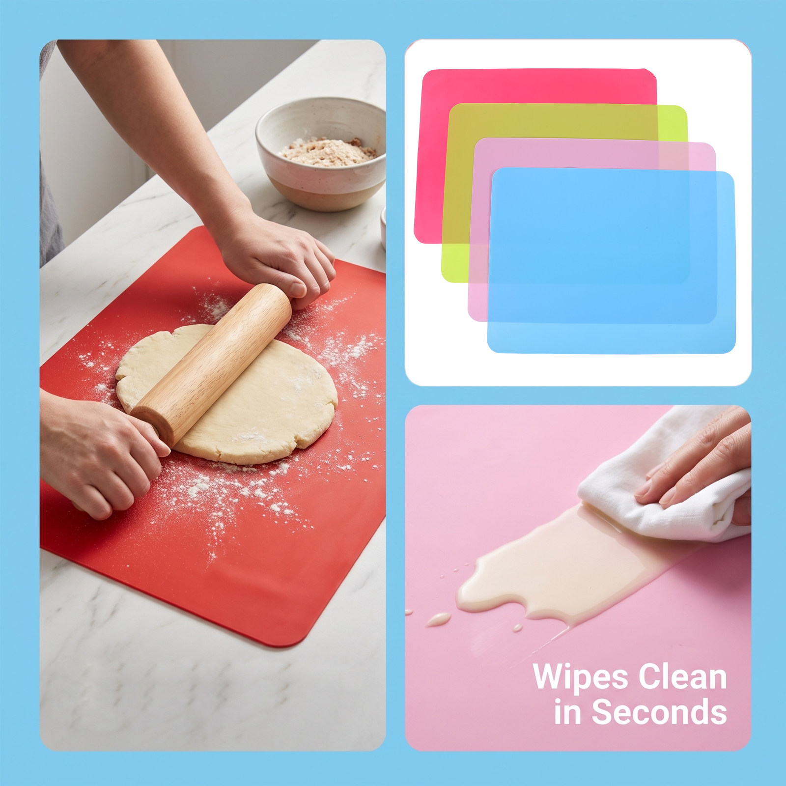 4 шт. набор для раскатки теста – обзор и цена Kitchen Roller Baking
